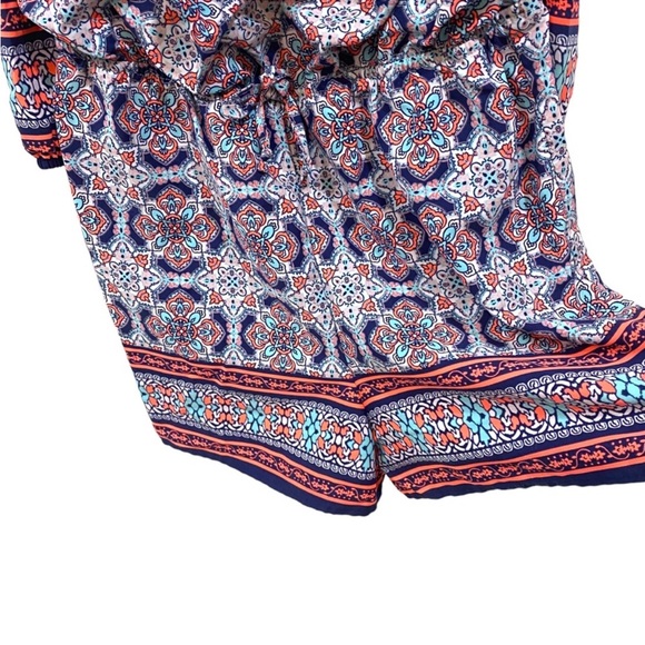 Michelle Cold Shoulder Romper Shorts - Picture 3 of 4